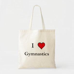 Bolso De Tela I Heart Gymnastics
