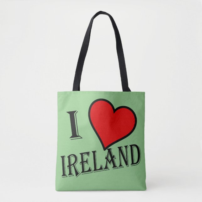 Bolso De Tela I Heart Ireland bk stcnt (Anverso)