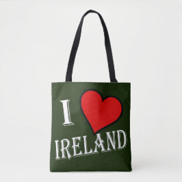 Bolso De Tela I Heart Ireland con stcnt