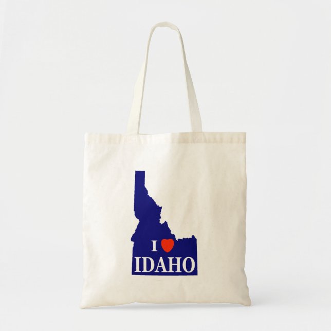 Bolso De Tela I Heart (Love) Idaho (Frente)