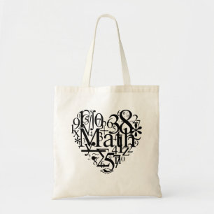 Bolso De Tela I Heart Math, Funny Science, Math Teacher