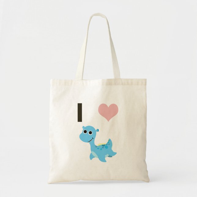 Bolso De Tela I Heart Nessie (Frente)
