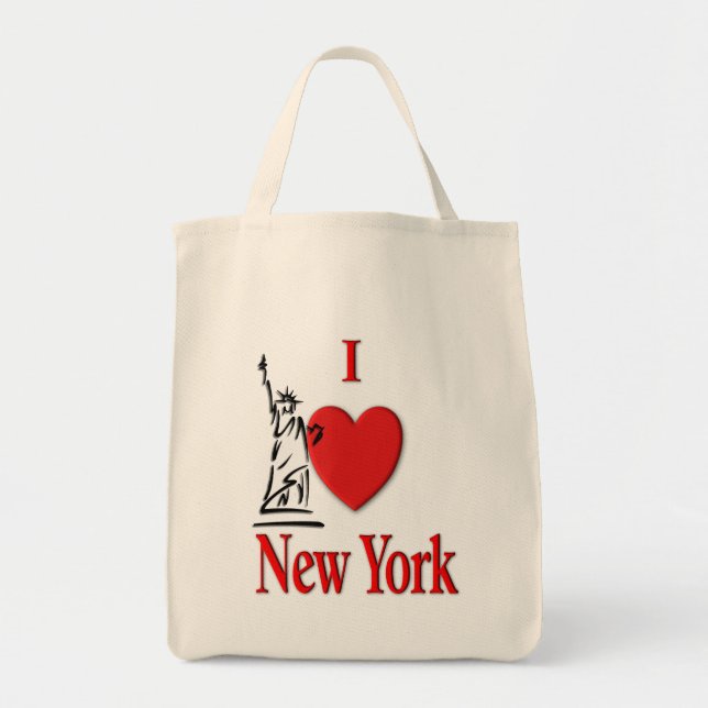 Bolso De Tela I Heart NY (Frente)