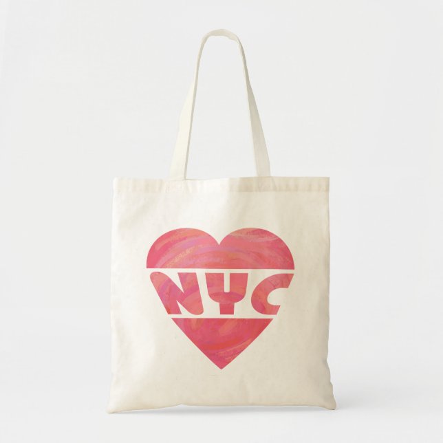 Bolso De Tela I Heart NYC (Frente)