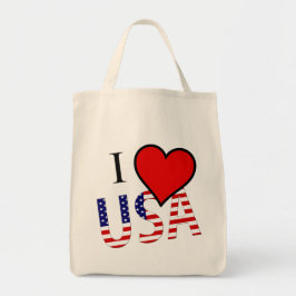 Bolso De Tela I Heart USA overlay gtcnt