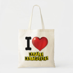 Bolso De Tela I Heart Waffle Waitress
