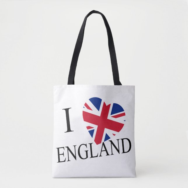 Bolso De Tela I Heartflag England bk stcnt (Anverso)