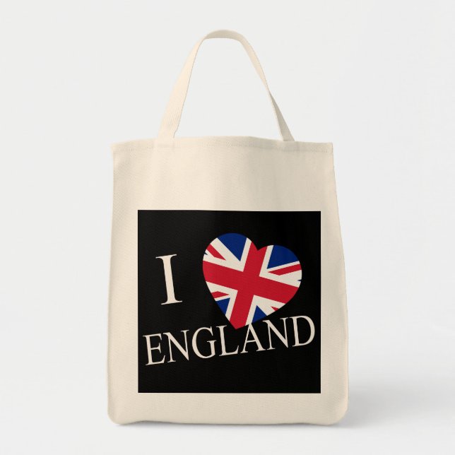 Bolso De Tela I Heartflag England wgtcnt (Frente)