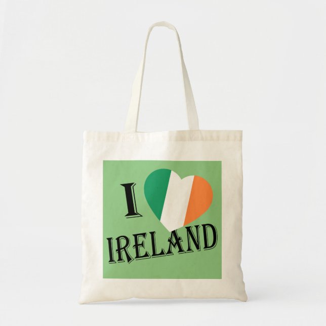 Bolso De Tela I Heartflag Ireland btcnt (Frente)