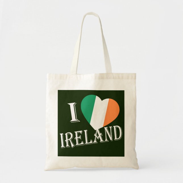 Bolso De Tela I Heartflag Ireland wtcnt (Frente)