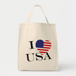 Bolso De Tela I Heartflag USA bk gtcnt