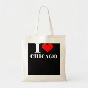 Bolso De Tela I Love Chicago , I Heart Chicago Tee Illinois