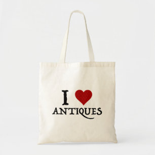 Bolso De Tela I Love (Heart Antiques)