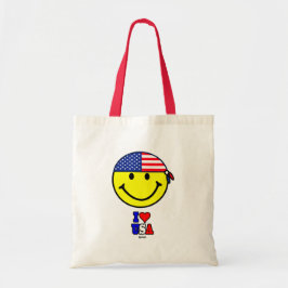 BOLSO DE TELA I LOVE USA TOTE BAG