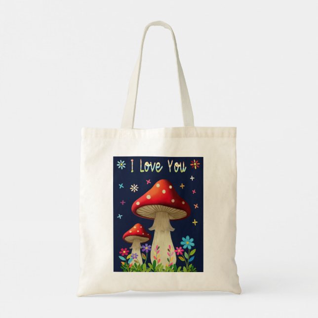 Bolso De Tela I Love You Tote Bag (Reverso)