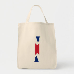Bolso De Tela I Monograma sobrepuesto en Union Jack Flag gtt