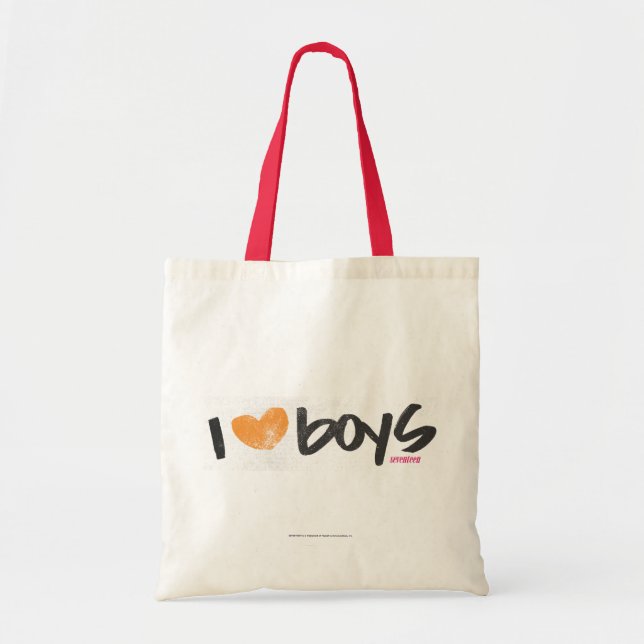 Bolso De Tela I muchachos del corazón anaranjados (Frente)