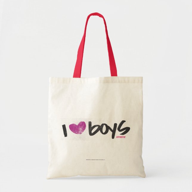 Bolso De Tela I muchachos del corazón púrpuras (Frente)