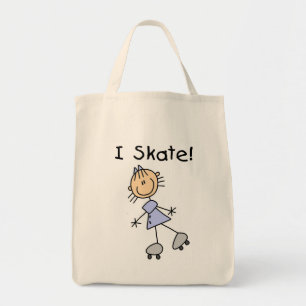 Bolso De Tela I Skate - Chica Roller Skater
