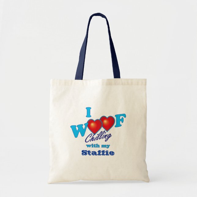 Bolso De Tela I tejido Staffies (Frente)