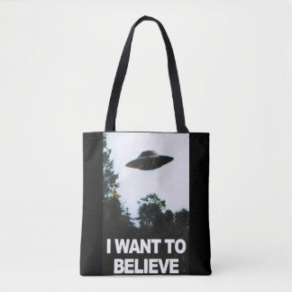 Bolso De Tela I want to believe