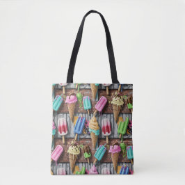 Bolso De Tela Ice Cream Tote