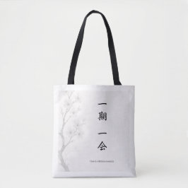 Bolso De Tela Ichigo Ichie – Japanese Zen Tote Bag | 一期一会