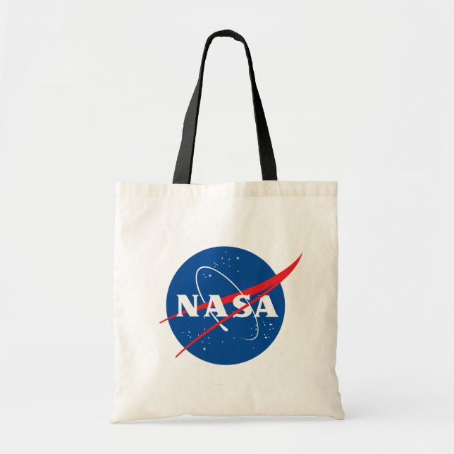 Bolso De Tela Icónico Eclipse Black Trim de la NASA (Frente)