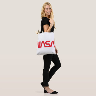 Bolso De Tela Icónico Tote de hombro Circa de la NASA (blanco de