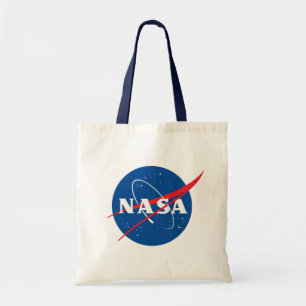 Bolso De Tela Icónico valor de la NASA Night Sky Blue Trim