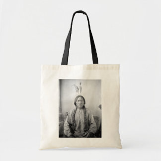 Bolso De Tela Icono Americano Nativo: Líder Lakota Toro Sentado