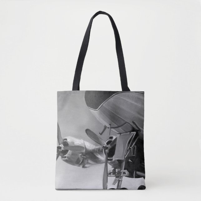 Bolso De Tela Icono de aviación (Anverso)