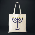 Bolso De Tela Icono de Menorah<br><div class="desc">Menorah está hecho de las letras: Menorah: Mem, Nun, Resh, Hey Mem - Caos Mighty Blood Nun - Continuar Su Hijo Resh - Primer Principio Superior Hey - Mira Reveal Breath Exo 25:31 Y harás un candelabro de oro puro: de trabajo golpeado se hará el candelero: su eje, y sus...</div>