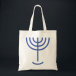 Bolso De Tela Icono de Menorah<br><div class="desc">Menorah está hecho de las letras: Menorah: Mem, Nun, Resh, Hey Mem - Caos Mighty Blood Nun - Continuar Su Hijo Resh - Primer Principio Superior Hey - Mira Reveal Breath Exo 25:31 Y harás un candelabro de oro puro: de trabajo golpeado se hará el candelero: su eje, y sus...</div>