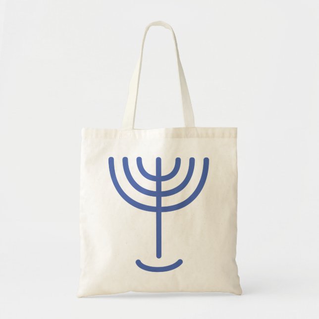 Bolso De Tela Icono de Menorah (Frente)