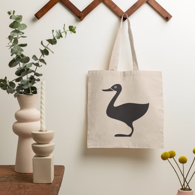 Bolso De Tela Icono de pájaro negro (Subido por el creador)