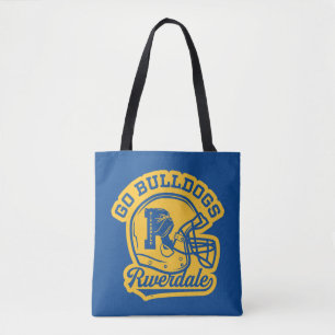 Bolso De Tela Icono del Casco de Fútbol de Go Bulldoges