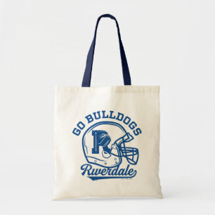 Bolso De Tela Icono del Casco de Fútbol de Go Bulldoges