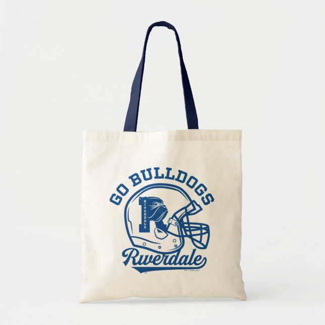 Bolso De Tela Icono del Casco de Fútbol de Go Bulldoges (Frente)