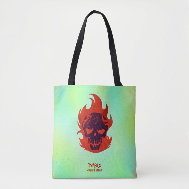 Bolso De Tela Icono principal del pelotón el | Diablo del (Anverso)