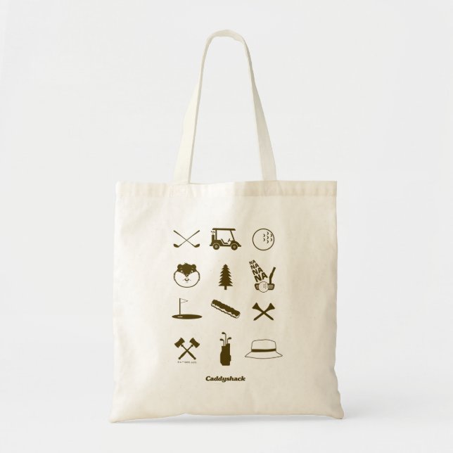 Bolso De Tela Iconos Caddyshack (Frente)