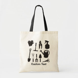 Bolso De Tela Iconos de jardinería Silhouettes