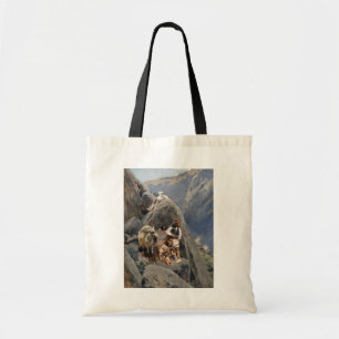 Bolso De Tela Iconos de los nativos americanos: Guerreros Apache