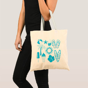 Bolso De Tela Iconos de verano