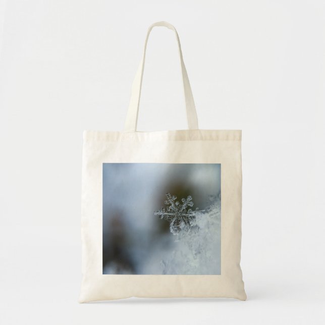 Bolso De Tela Icy Snowflake (Frente)