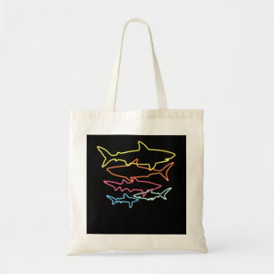 Bolso De Tela Idea de regalo de Fiesta de tiburones de los años