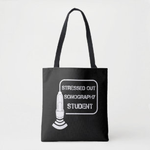 Bolso De Tela Idea del regalo del técnico del ultrasonido de