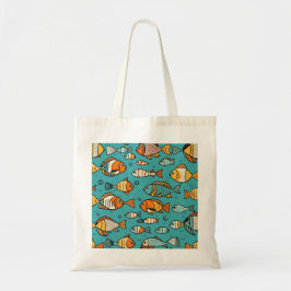 Bolso De Tela Ideas de regalo de patrones de peces