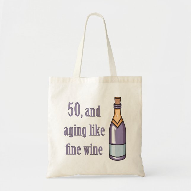 Bolso De Tela Ideas divertidas de regalo de cumpleaños número 50 (Frente)