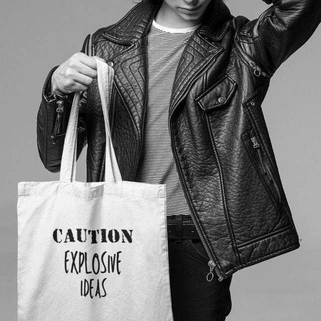 Bolso De Tela Ideas explosivas para profesores de química (Shop now and embrace your love for chemistry in style!)